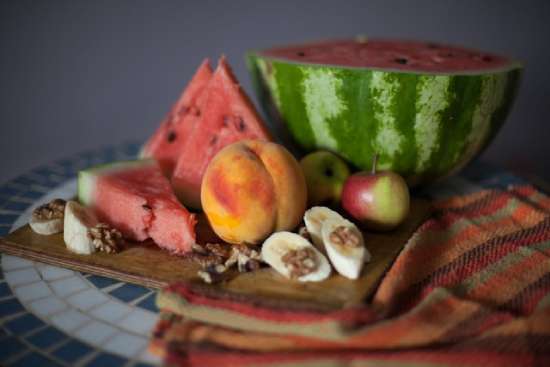 Fruit and nuts, which are staples in the diet of Adventists