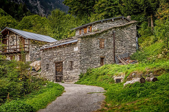 A stone home of the Waldenses, a group of people in Italy who kept the seventh-day Sabbath