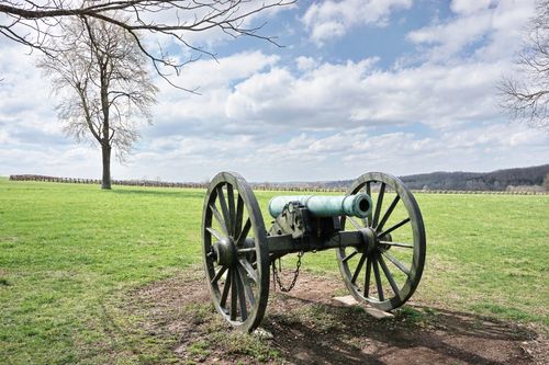 Cannon in Wilson's Creek Battlefield in Missouri as we learn about Ellen White's vision on the Civil war on January 12, 1861.