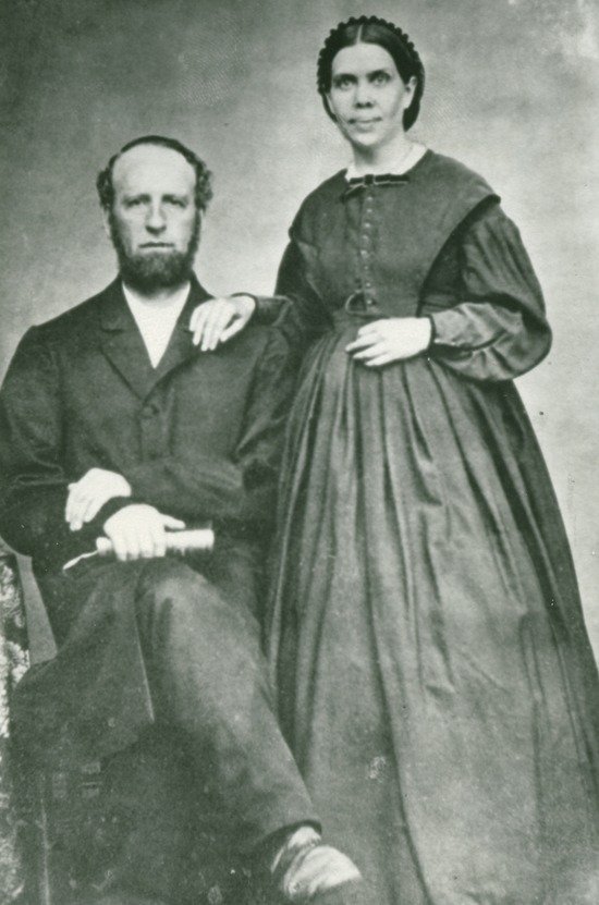 James and Ellen White in 1864