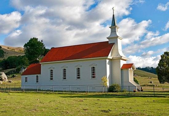 An Adventist Church building where members gather on Sabbath to worship