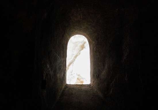 An empty tomb because Jesus rose from the dead