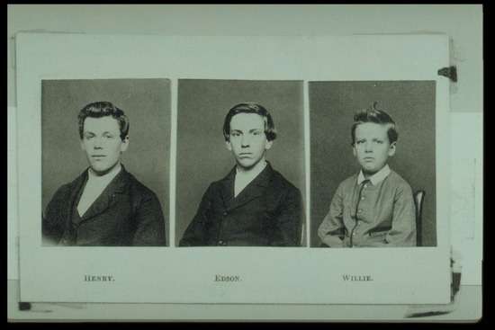  Ellen White's children, Henry, Edson, and Willie