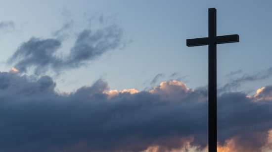 A cross, a symbol of salvation through Jesus' death for us
