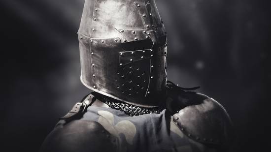 Helmet of a soldier Metal helmet protecting head, face and eyes of a soldier in battle as we study about Helmet of Salvation in Ephesians 6-17.
